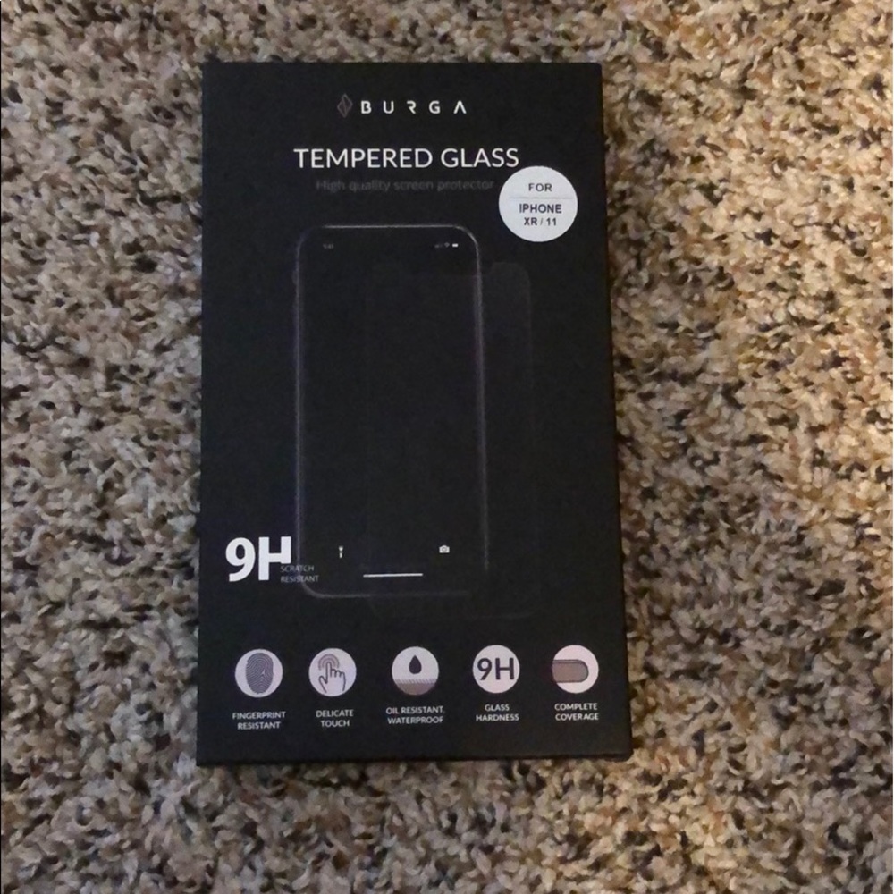 NEW Burga IPhone XR/11 glass screen protector